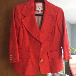 Plenty by Tracy Reese orange blazer